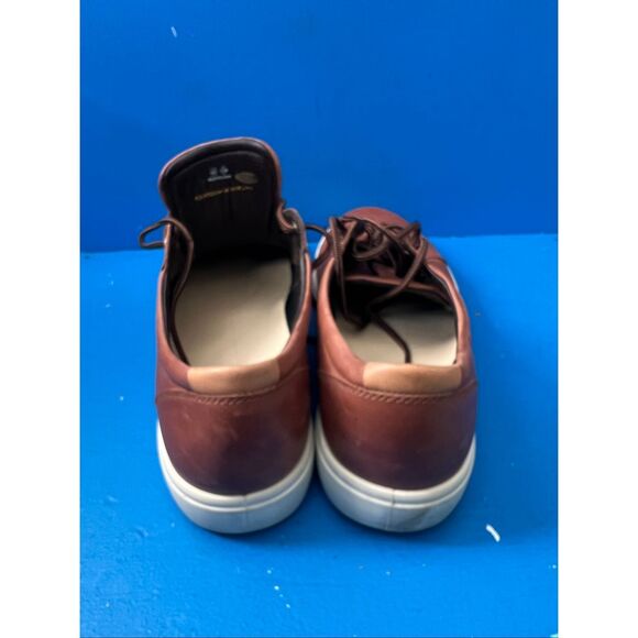 Ecco Brown Soft Leather Sneakers Men's 50 (US 16) - Picture 8 of 8